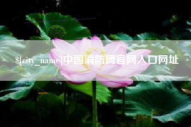 蓬莱中国消防网官网入口网址