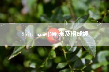 蓬莱5000米及格成绩