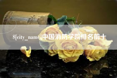 蓬莱中国消防学院排名前十