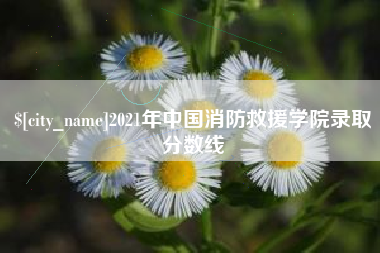 蓬莱2021年中国消防救援学院录取分数线