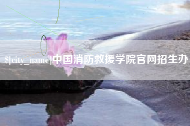 蓬莱中国消防救援学院官网招生办