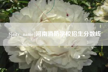 蓬莱河南消防学校招生分数线