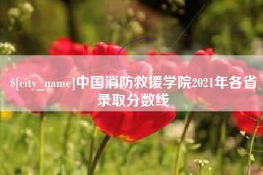 蓬莱中国消防救援学院2021年各省录取分数线