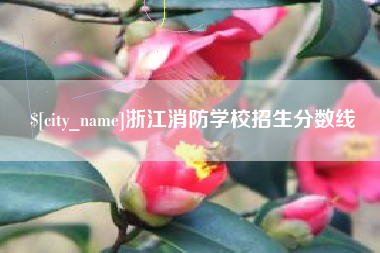 蓬莱浙江消防学校招生分数线