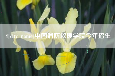 蓬莱中国消防救援学院今年招生