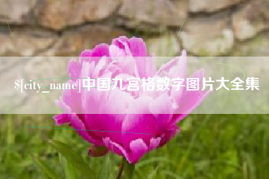 蓬莱中国九宫格数字图片大全集