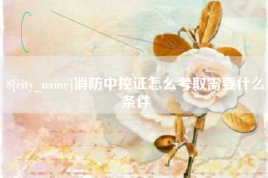 蓬莱消防中控证怎么考取需要什么条件